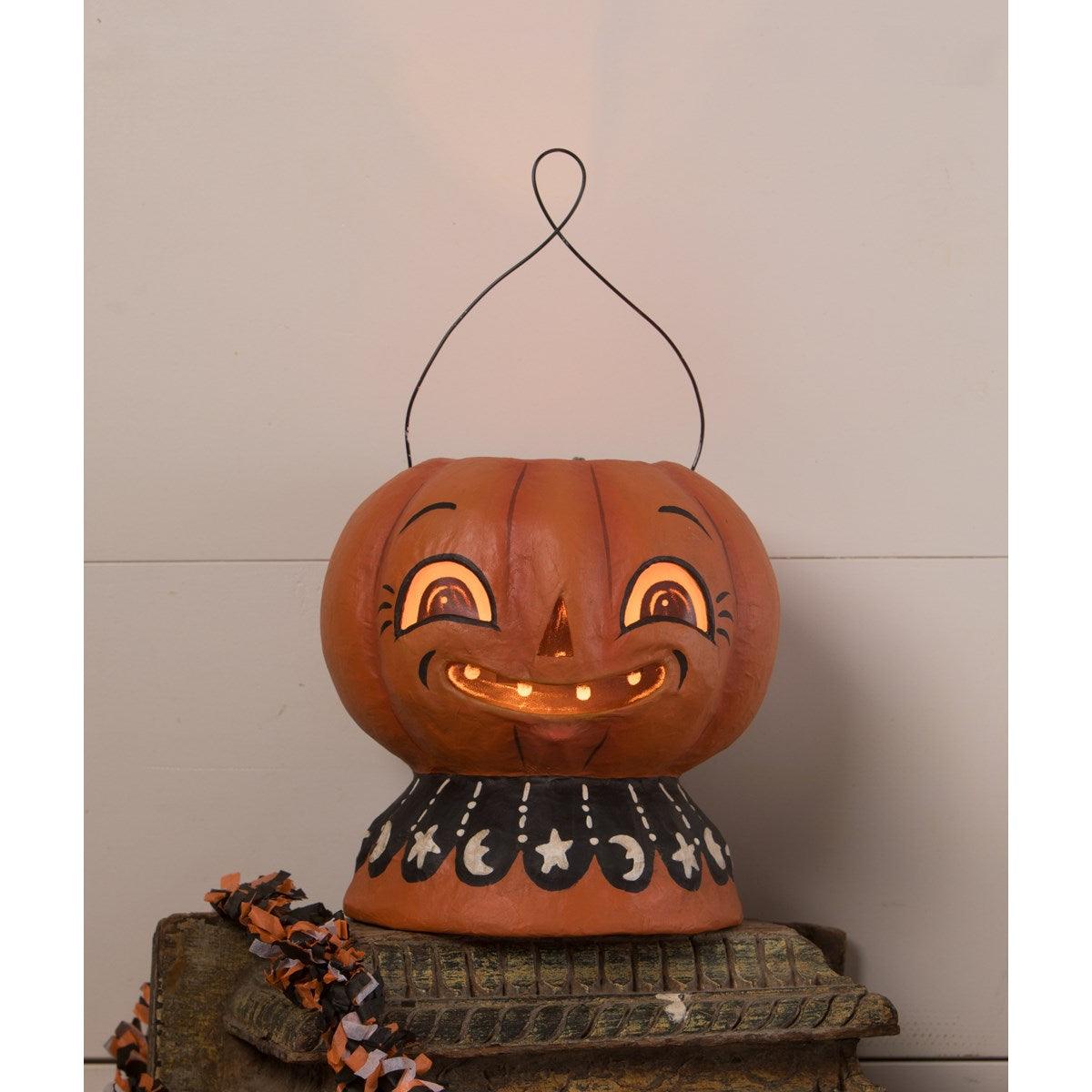 Bethany Lowe Magic Pumpkinny Lantern Paper Mache