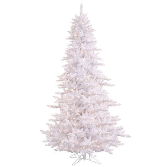 Vickerman 3' White Fir Artificial Christmas Tree, Clear Dura-Lit Lights