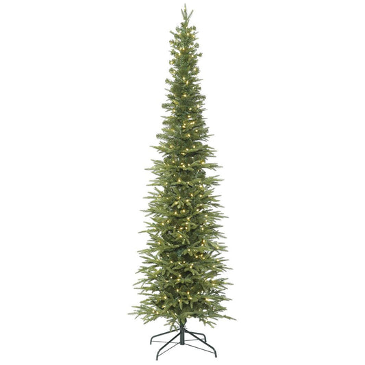 Vickerman Bixley Pencil Fir Artificial Christmas Tree Warm White Led Lights