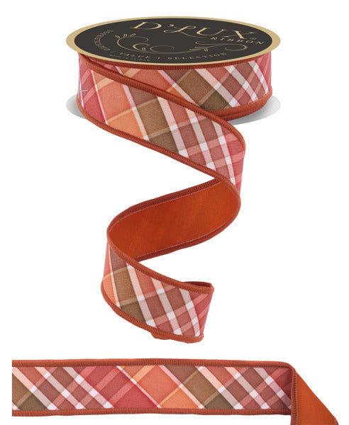 1.5"X10YD BOLD PLAID/FUSED IVORY/MULTI