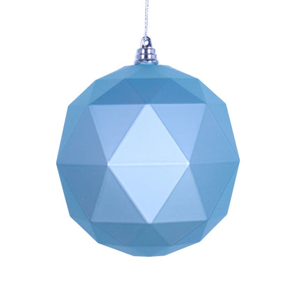 Santa's Sweet Shoppe Collection - 4.75" Geometric Ball Ornament