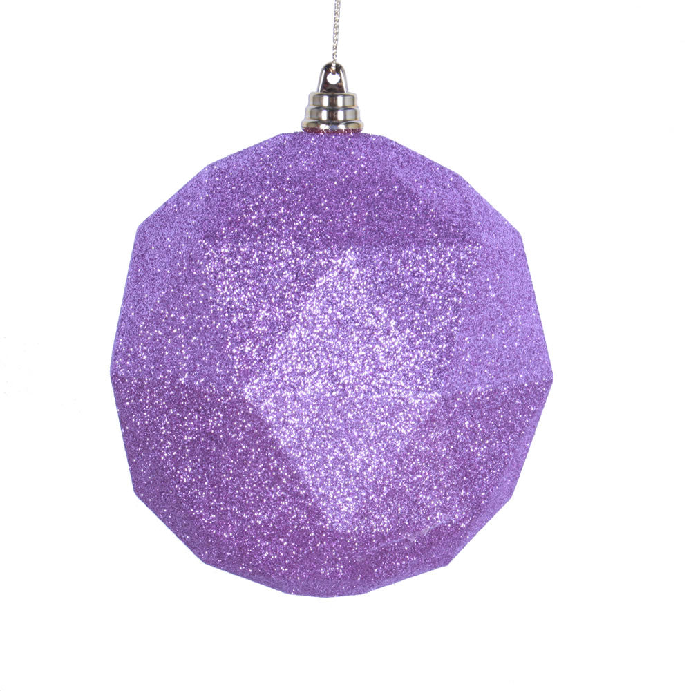 Santa's Sweet Shoppe Collection - 4.75" Geometric Ball Ornament