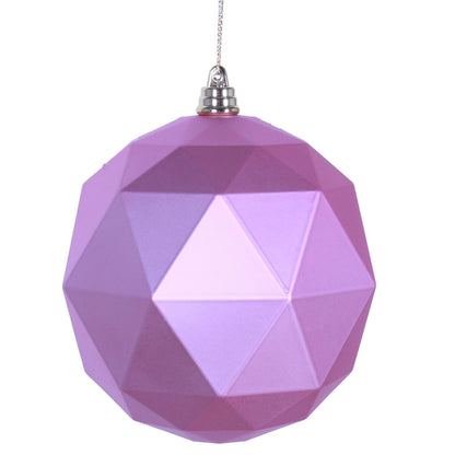 Santa's Sweet Shoppe Collection - 4.75" Geometric Ball Ornament