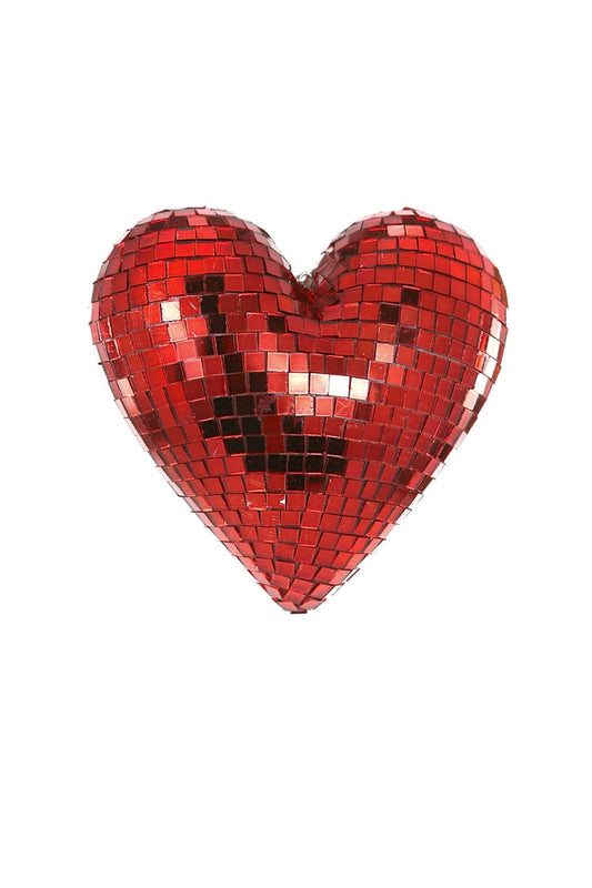 5" Red Cupid's Valentine DISCO HEART