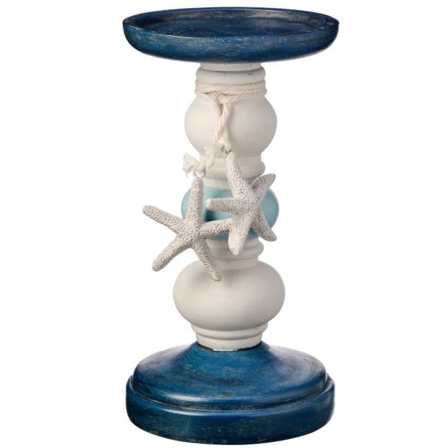 Regency International Resin Nautical Candle Holder With Starfish