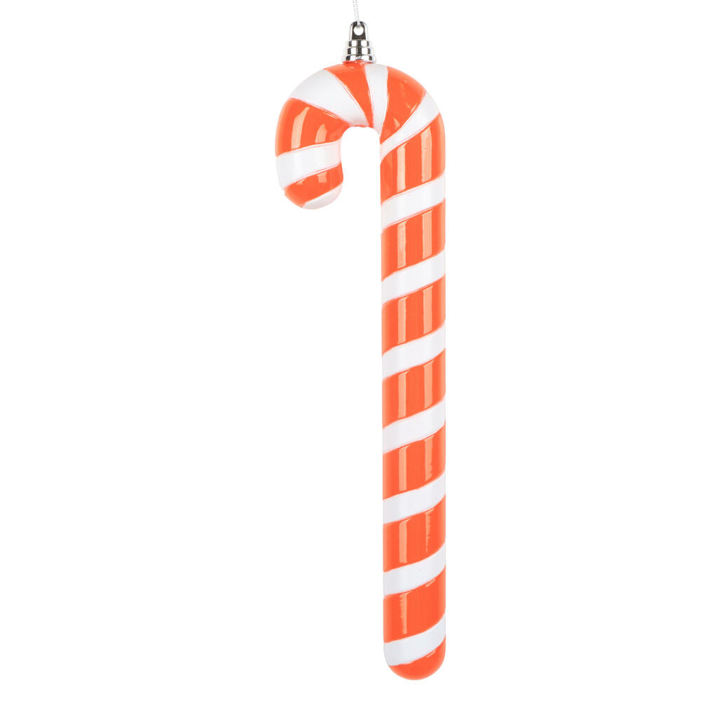 Santa's Sweet Shoppe Collection - 12" Luxe Enamel Candy Cane Ornament