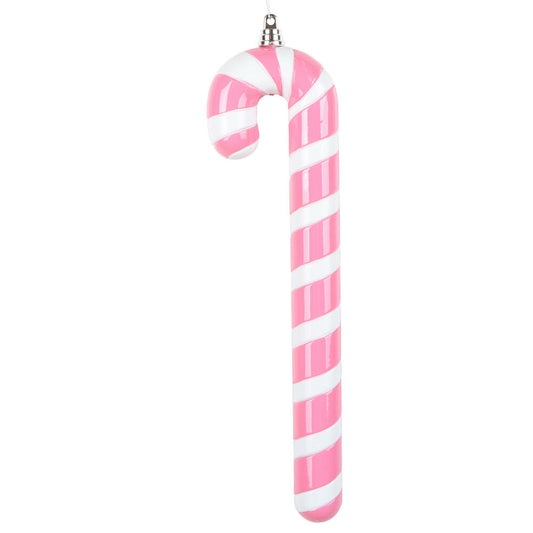 Santa's Sweet Shoppe Collection - 12" Luxe Enamel Candy Cane Ornament