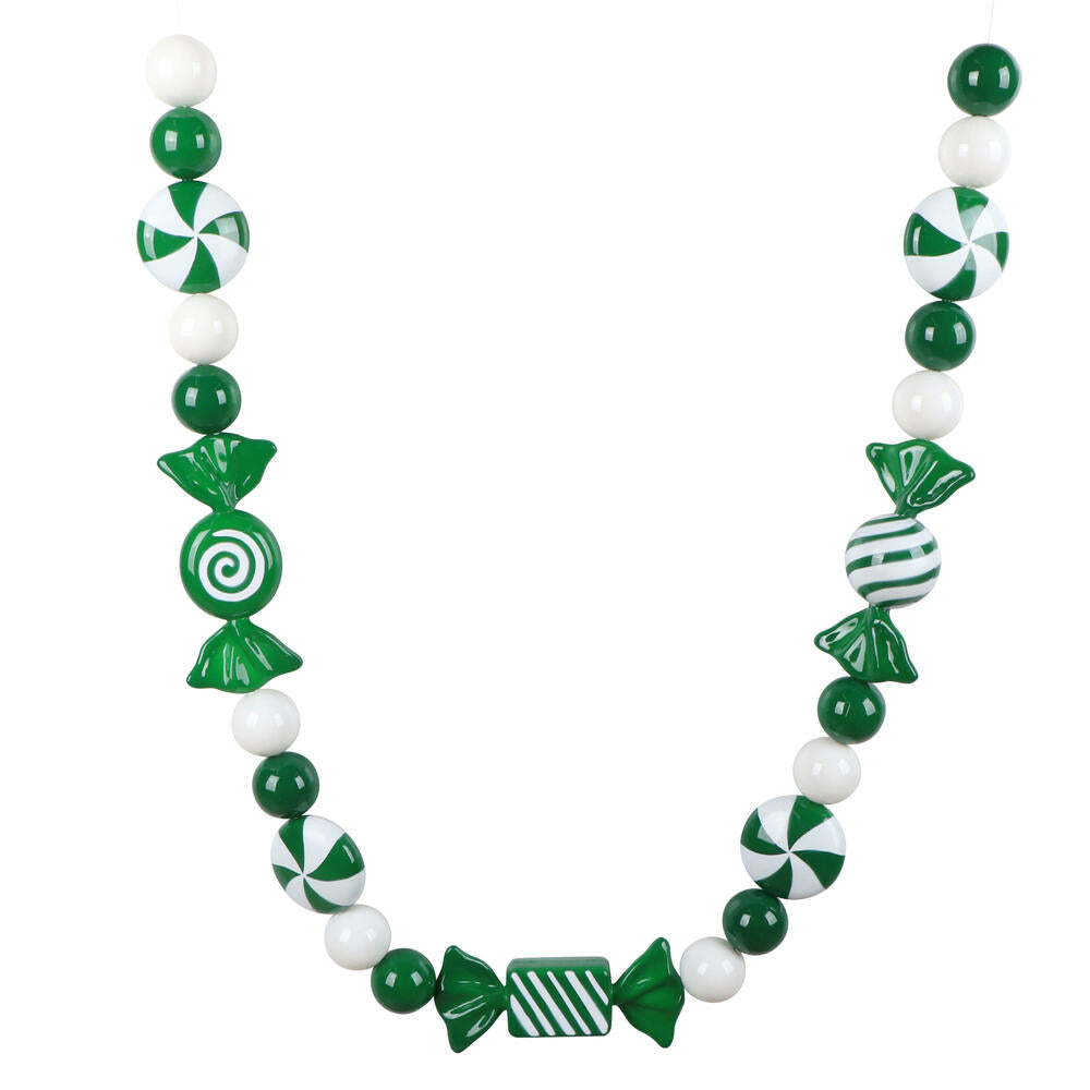 Santa's Sweet Shoppe Collection - 6'FT Luxe Enamel Candy Garland