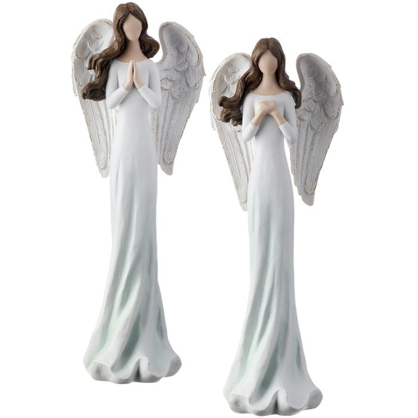 Regency International Resin Peaceful Angel 12.5", Set Of 2, Assortment