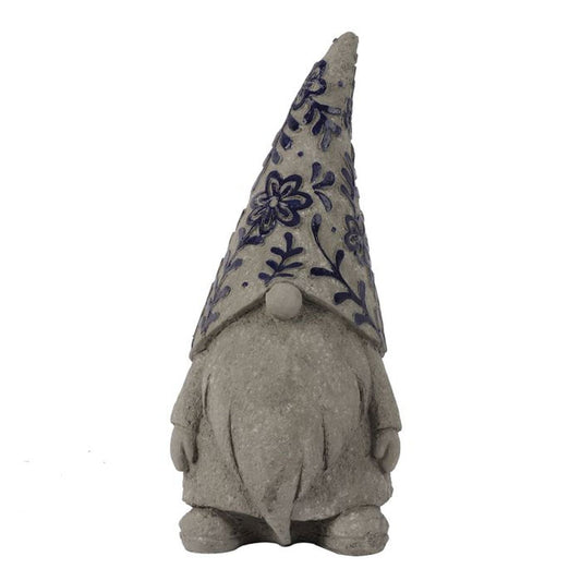 Regency International Resin Floral Leaf Gnome 10"