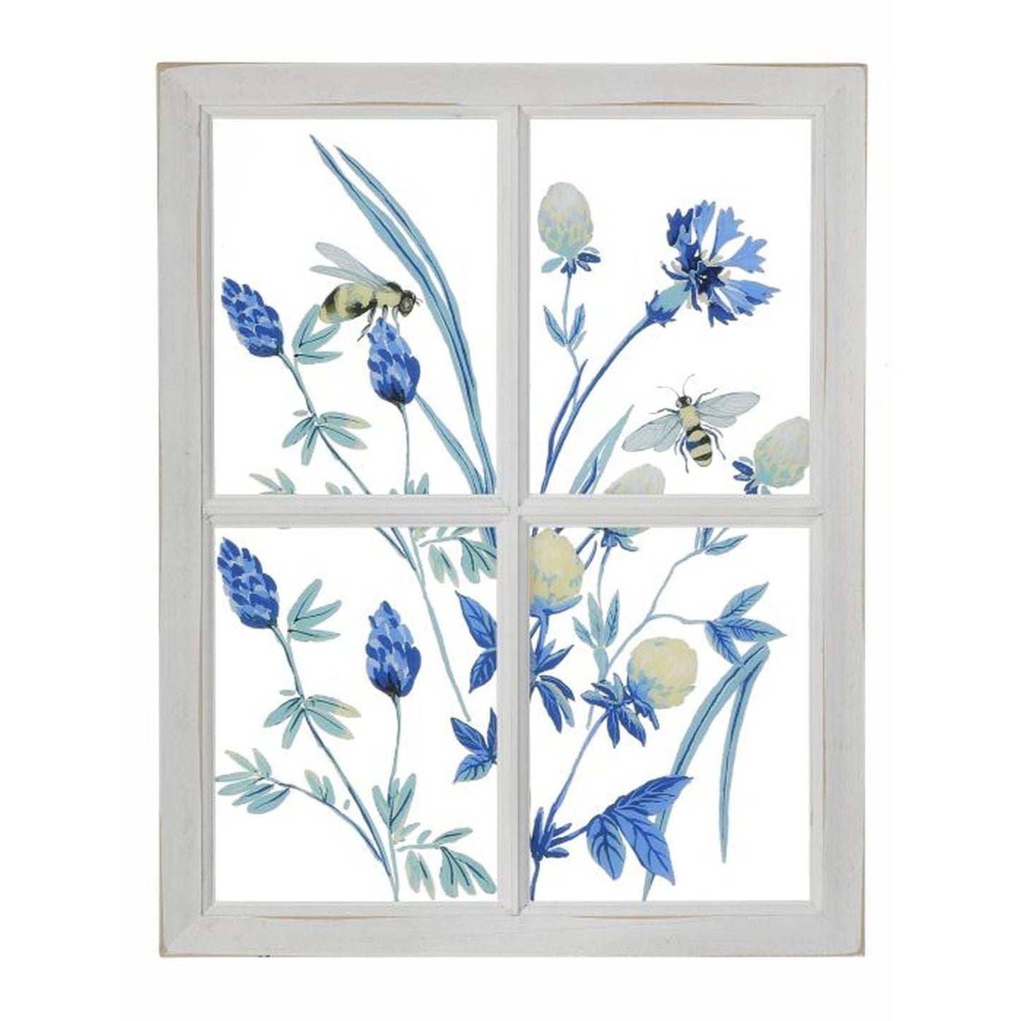 Regency International Window Acrylic Bee & Cornflower Frame 15X19"