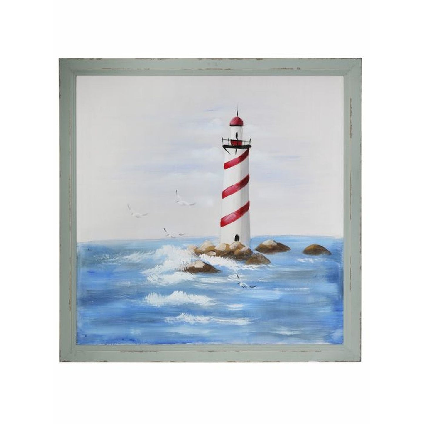 Regency International Framed Coastal Lighthouse Screen 23.5X23.5"