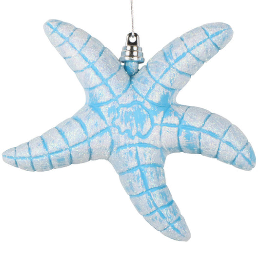 Santa's Sweet Shoppe Collection 6.5" Turquoise Starfish Ornament