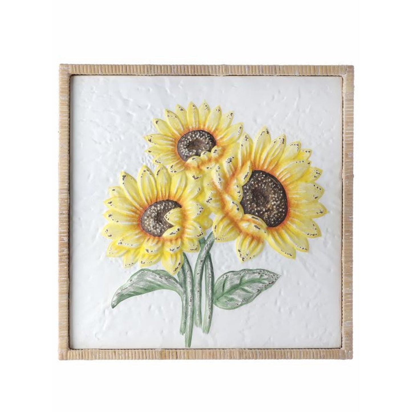 Regency International Metal Painted Sunflower Wall Decor 20X20"