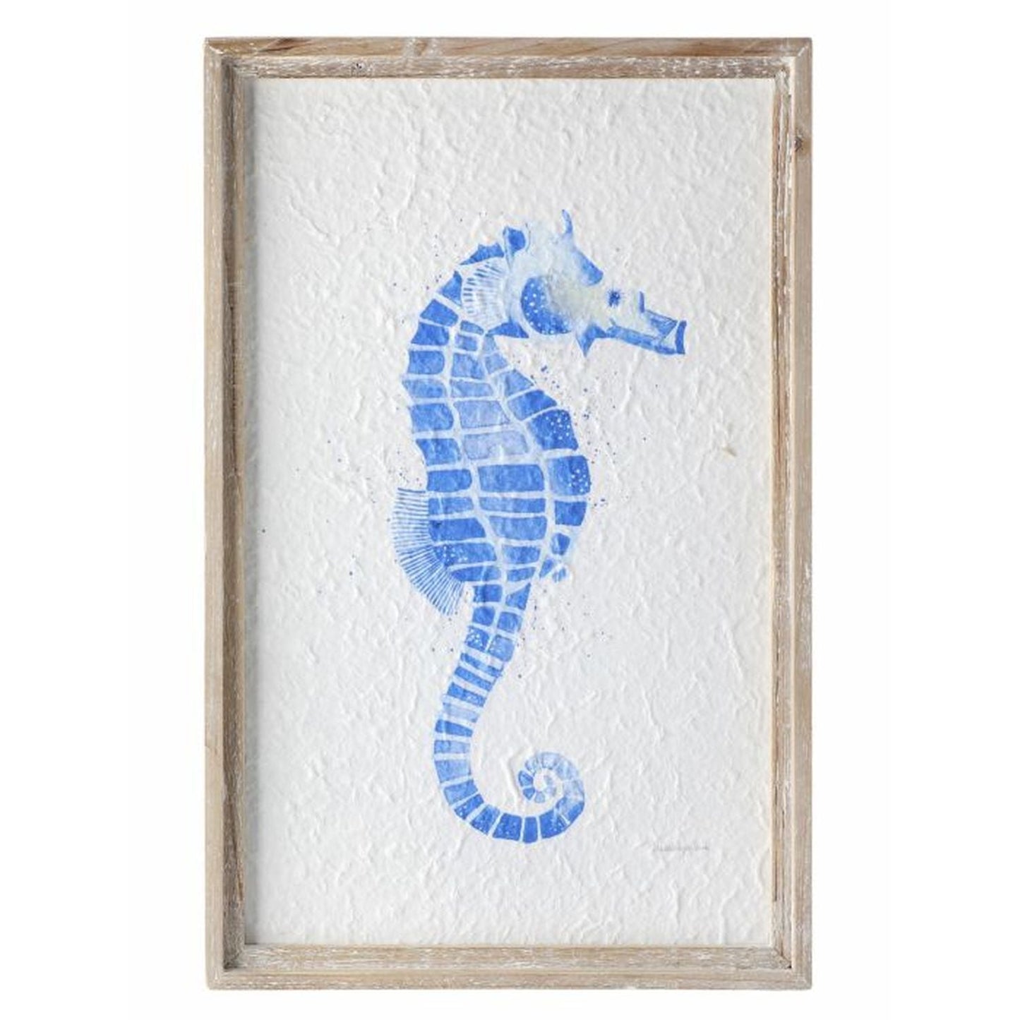 Regency International Wood Framed Seahorse Print 12.5X19.5"