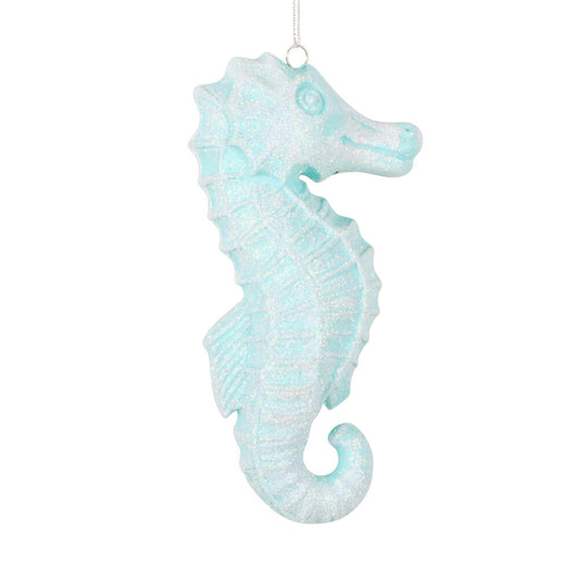 Santa's Sweet Shoppe Collection 6.5" Seafoam Green Seahorse Ornament
