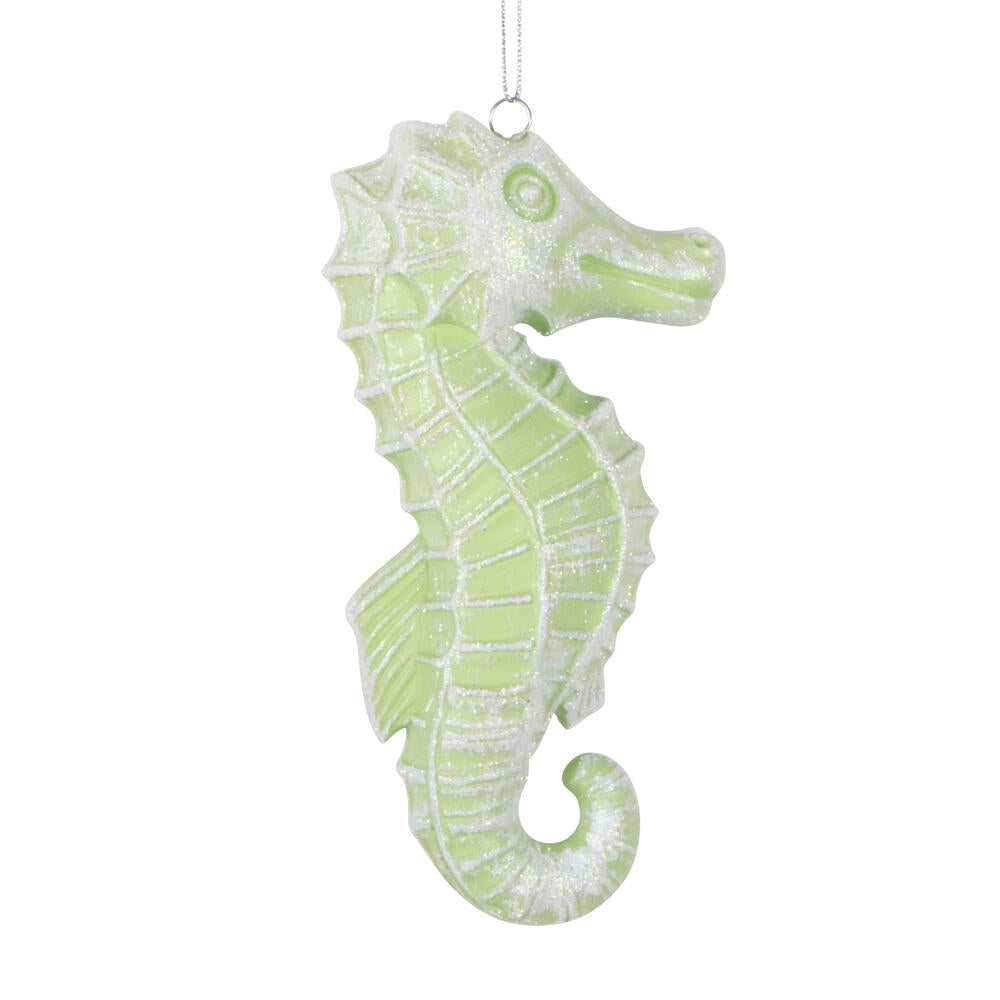 Santa's Sweet Shoppe Collection 6.5" Celadon Seahorse Ornament