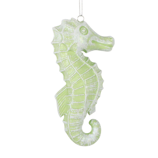 Santa's Sweet Shoppe Collection 6.5" Celadon Seahorse Ornament