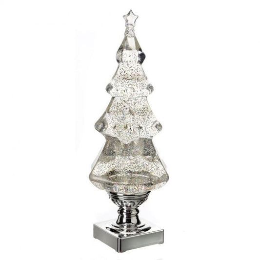 Regency International 14" Battery Led Swirl Glitter Lava Light Tree