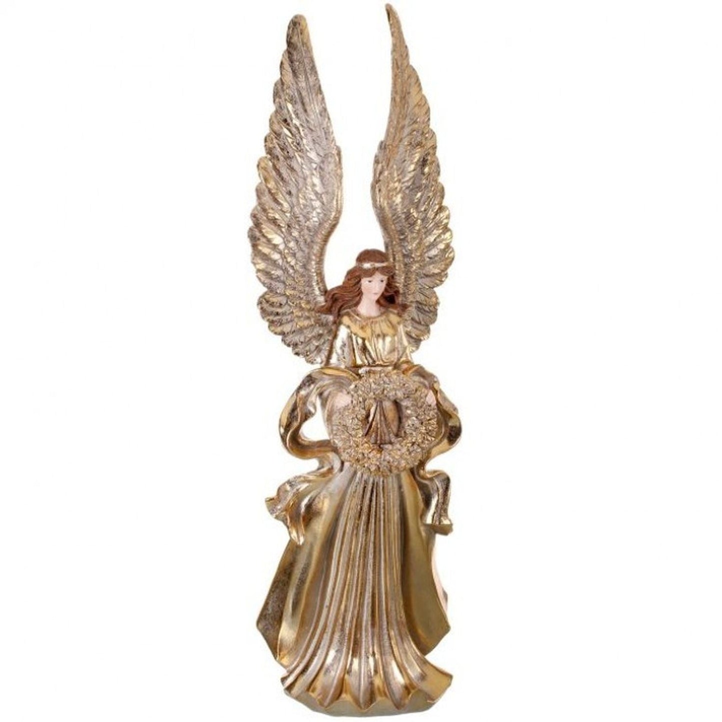 Regency International 22" Resin Raised Wing Elegant Angel