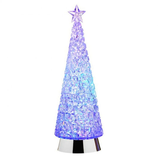 Regency International 14.5" Led B/O Tmr Prism Tree Water Globe Usb