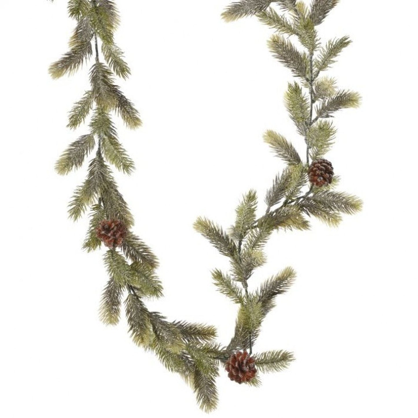 Regency International 72" Frosted Angel Pine Garland.