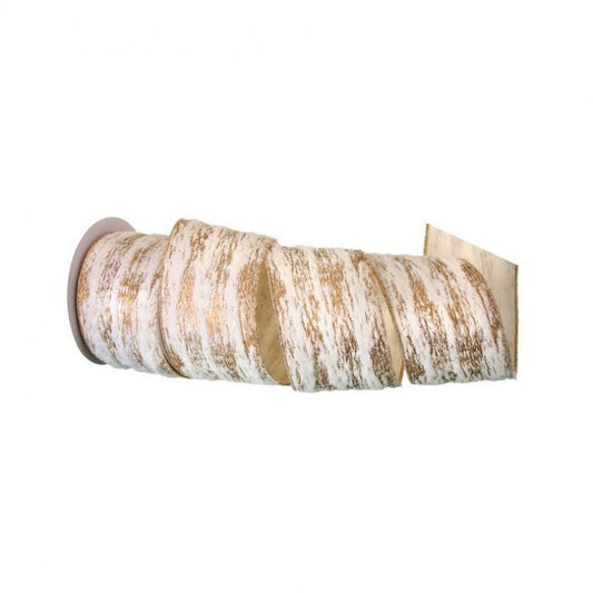 Regency International 4"X10Y Faux Fur Birch Wired Ribbon