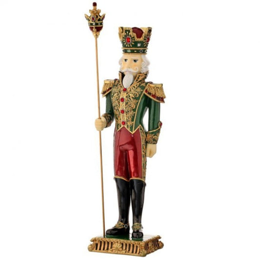 ROYAL COURT 24" Resin Royal Jeweled Nutcracker