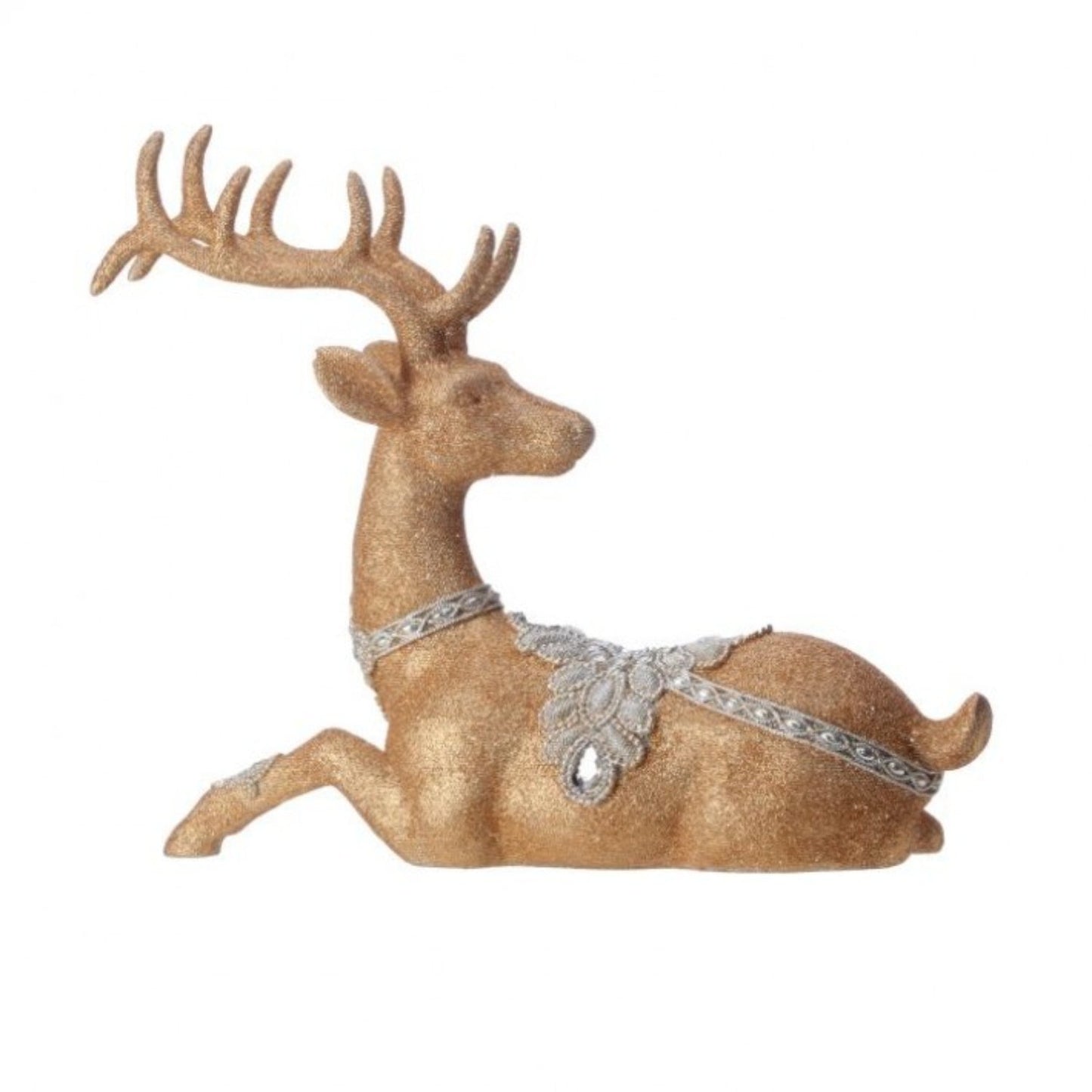 Regency International Resin Jeweled Old World Standing Deer