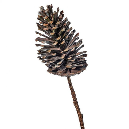 Regency International 29" Plastic 8" Pine Cone On Branch