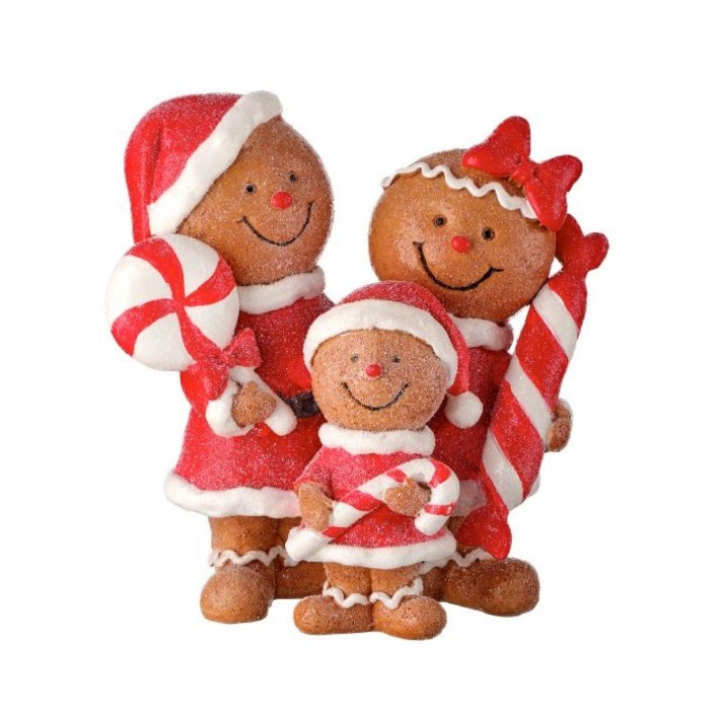 Regency International 6" Resin Gingerbread Family With Candy