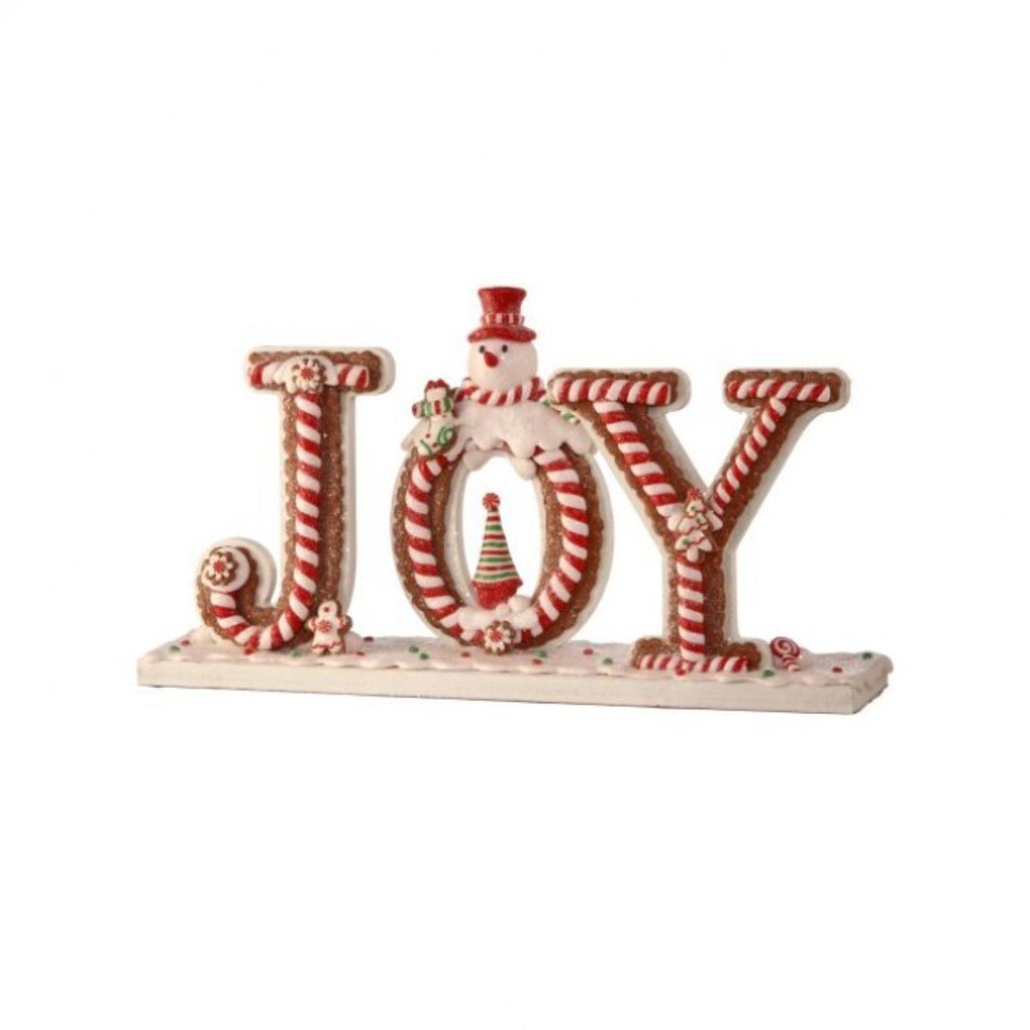 Christmas Carousel Collection 7.4" Clay Dough "Joy" with Snowman