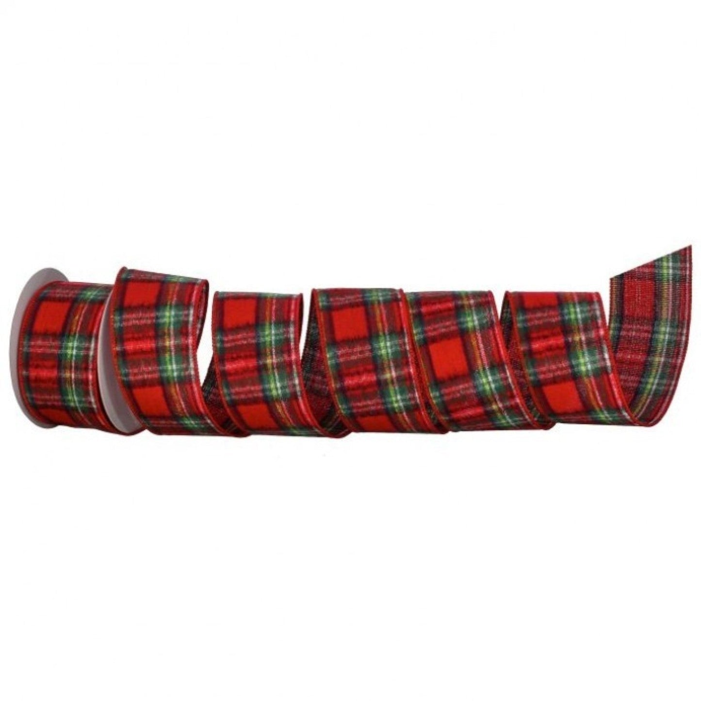 Regency International 2.5"X10Y Christmas Plaid Ribbon.