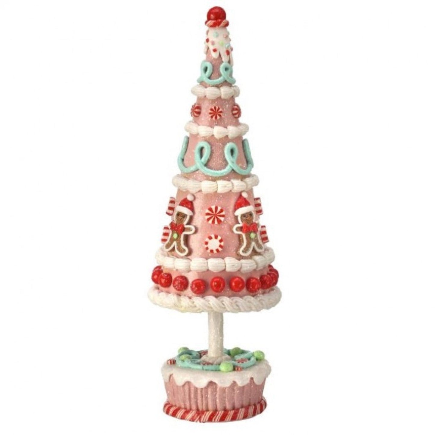 Regency International 15.5" Clay Dough Gingerbread Candy Tree