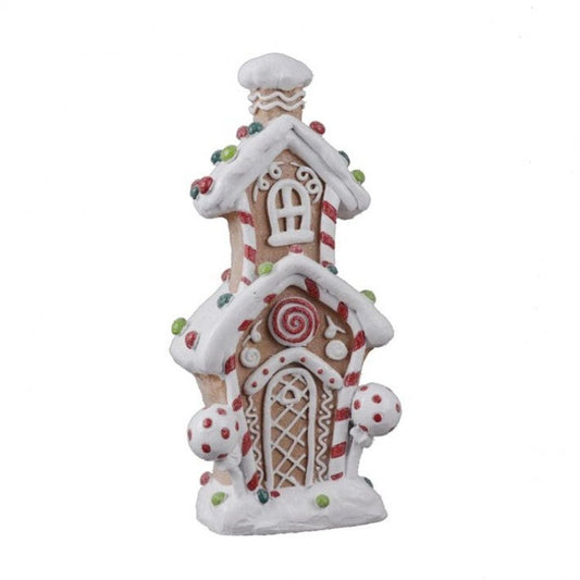 Regency International 10" Resin Holiday Sweet Gingerbread House