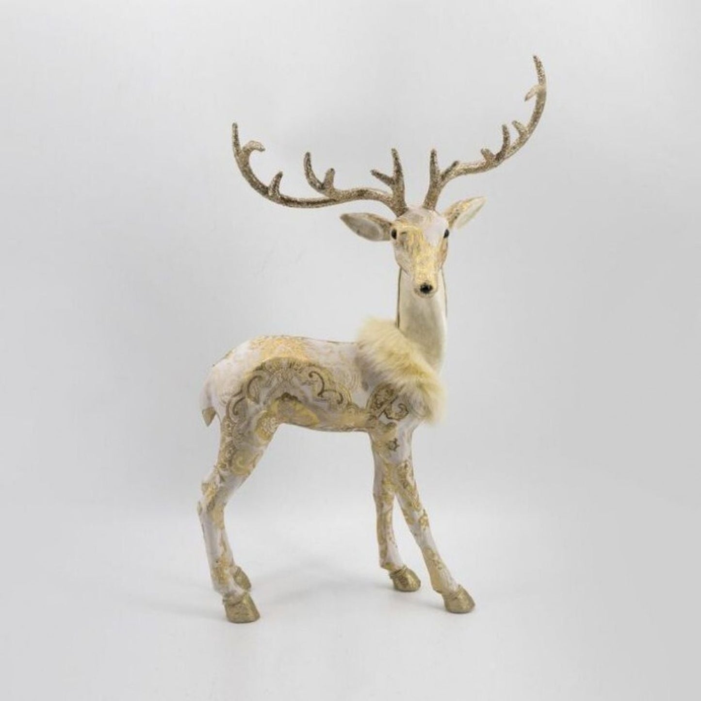 Regency International 29" Standing Fur Deer W/Saddle