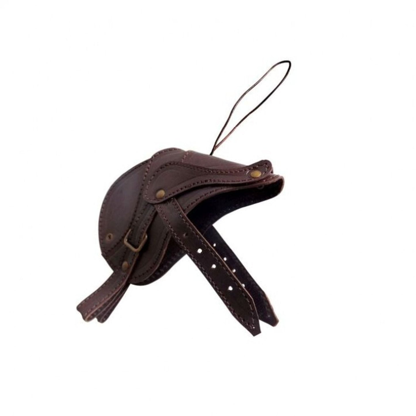 Regency International Leather Riding Saddle Ornament