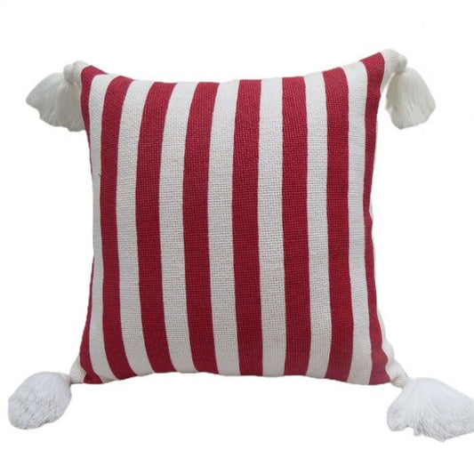 Regency International 16"X16" Cotton Ticking Stripe Pillow