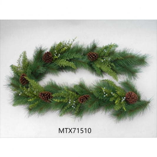 Regency International 48" Uv Treated Pine/Juniper/Cone Garland