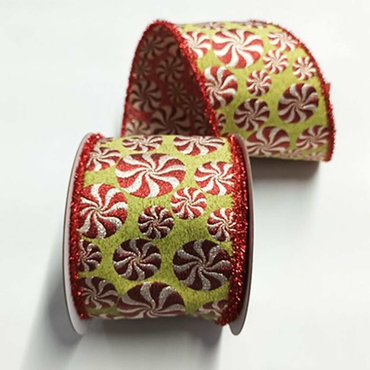 Regency International Peppermint Jacquard Ribbon