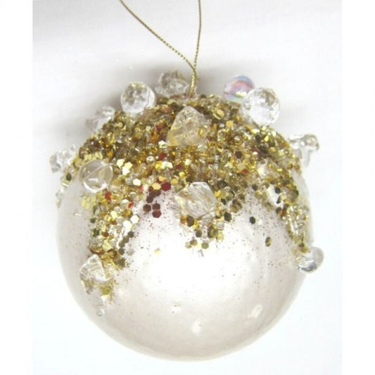 Regency International 4.5" Jeweled Shiny Ball Ornament