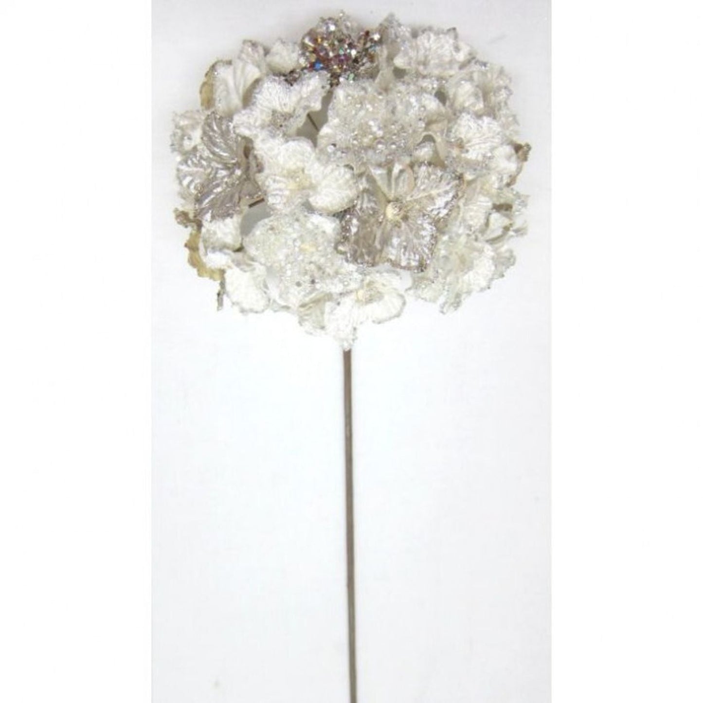 Regency International 24" Crystal Encrusted Hydragnea Stem