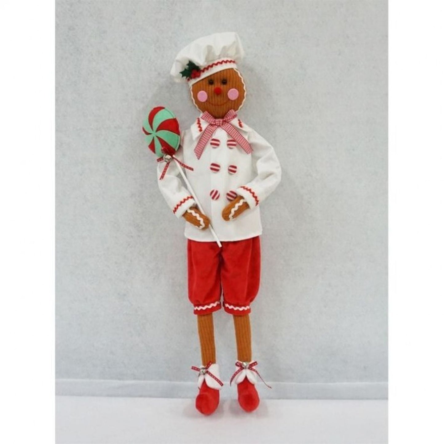 Regency International Felt Gngerbread Chef With Lollipop