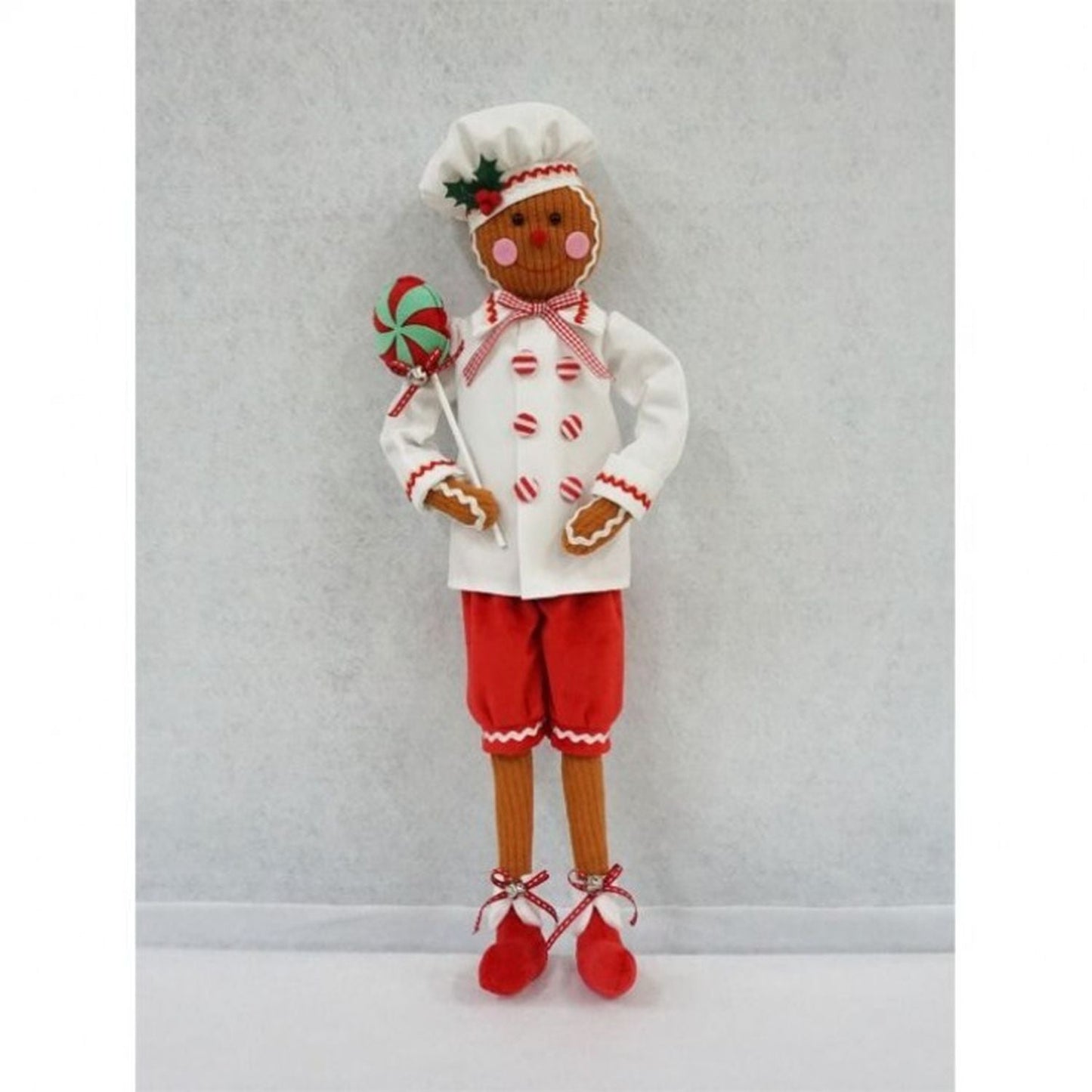 Regency International Felt Gngerbread Chef With Lollipop