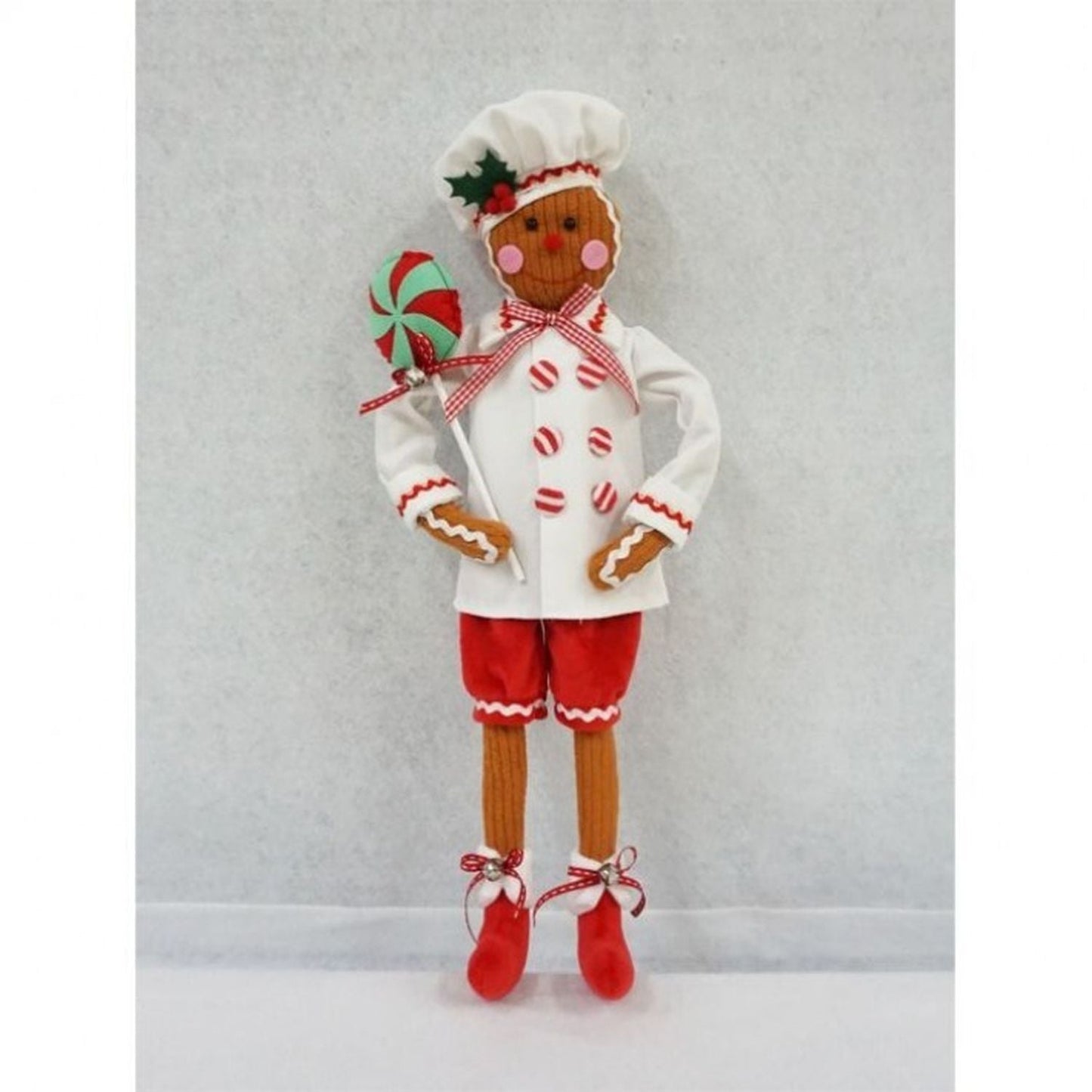 Regency International Felt Gngerbread Chef With Lollipop