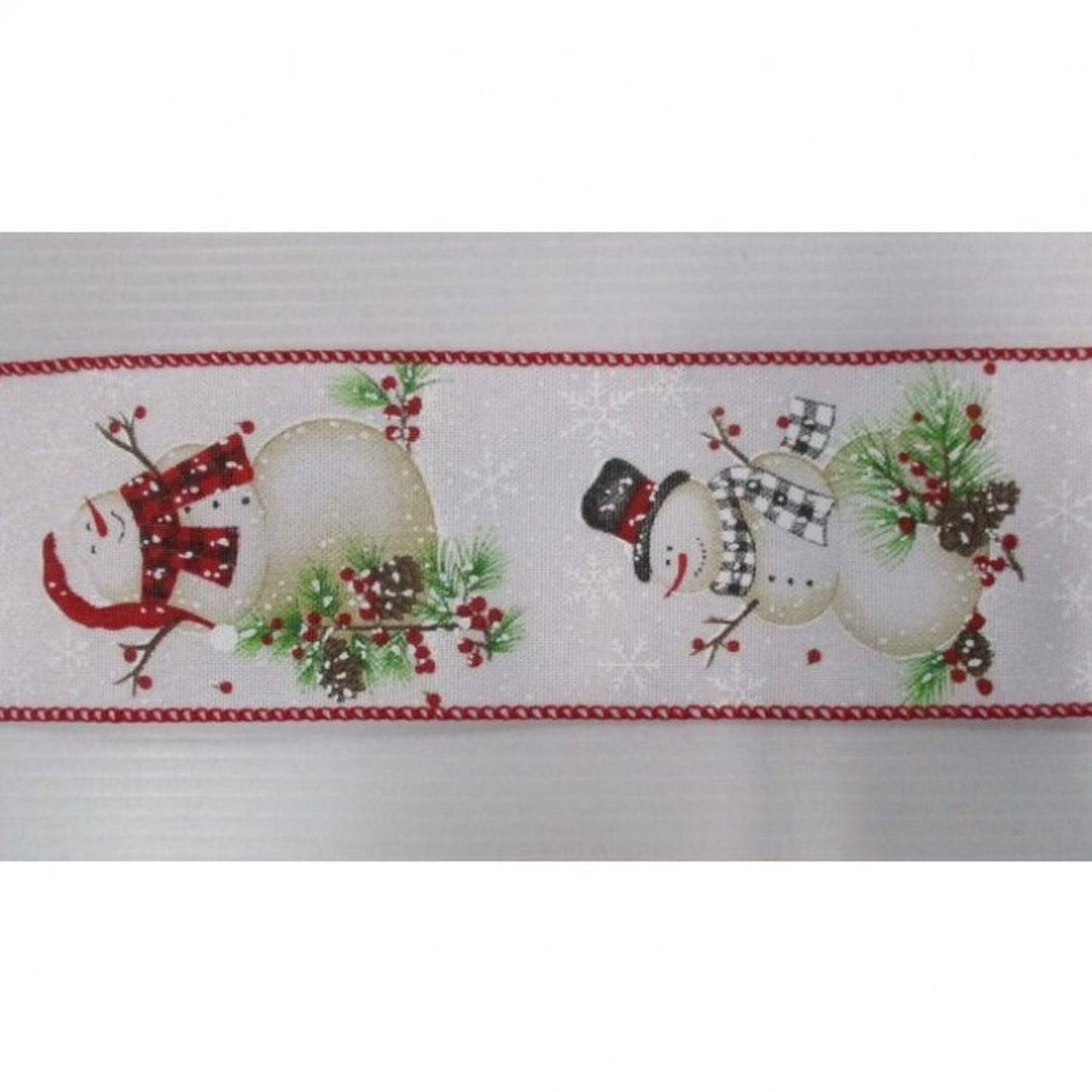 Regency International 2.5"X10Y Holiday Snowman Ribbon