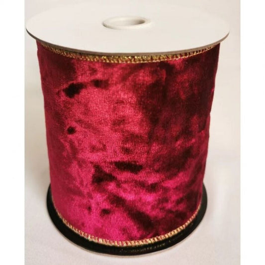 Regency International 4"X5Y Luxury Textured Velvet Ribbon