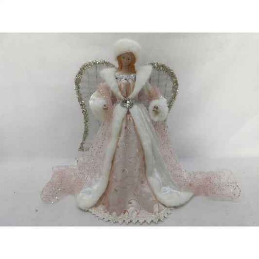 Regency International 16" Fabric Angel W/Muff Tree Topper