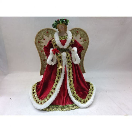 Regency International 16" Velvet W/Jewels Angel Tree Topper