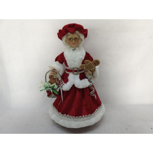 Regency International 17" Fabric Holiday Sweets Mrs Claus